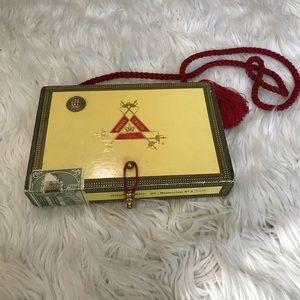Original handmade Monte Cristo cigar box purse